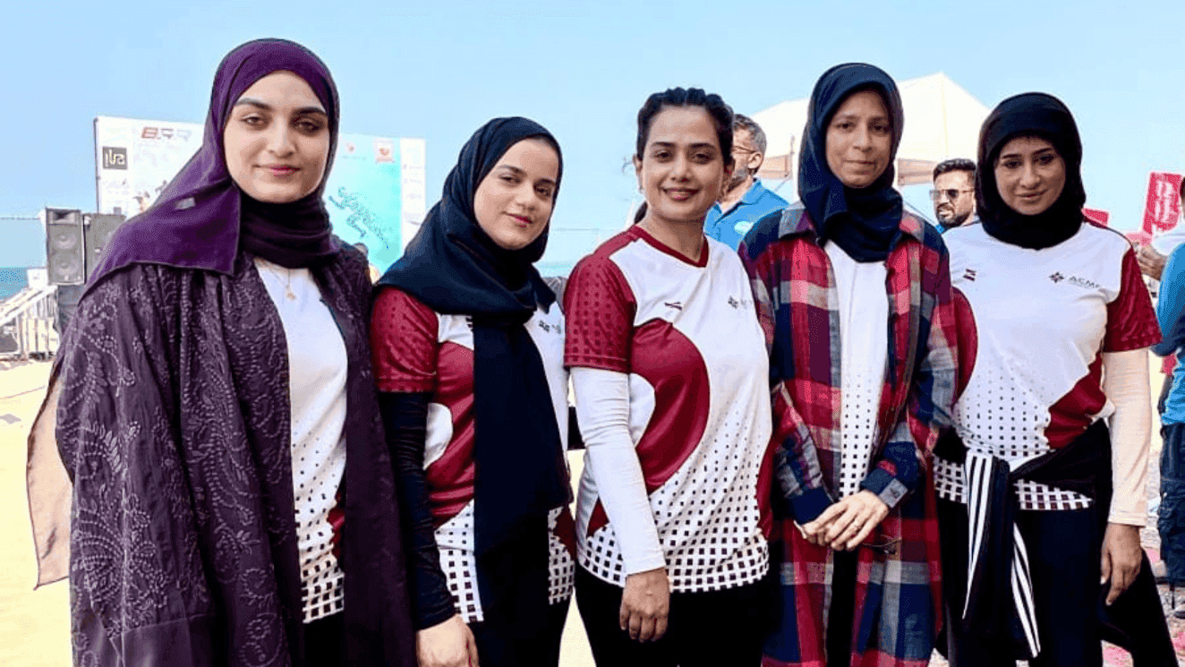 ACME women's team at the Bahrain Marathon Relay 2024